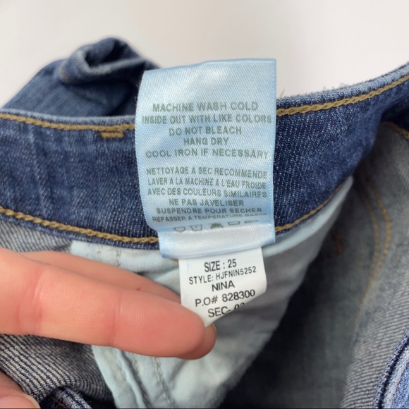 Joe’s Jeans Nina Destroyed Skinny Jean 25 x 32 - Picture 6 of 6